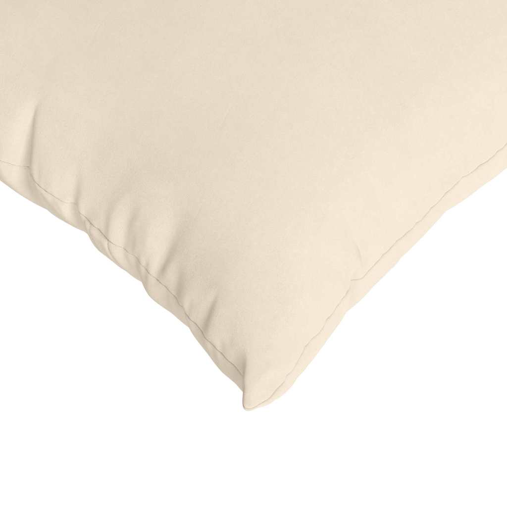 Cuscini da Divano 2 pz Tessuto Beige 60 x 60 cm