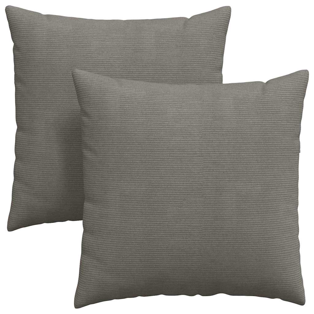 Cuscini da Divano 2 pcs Grigio chiaro 60 x 60 cm