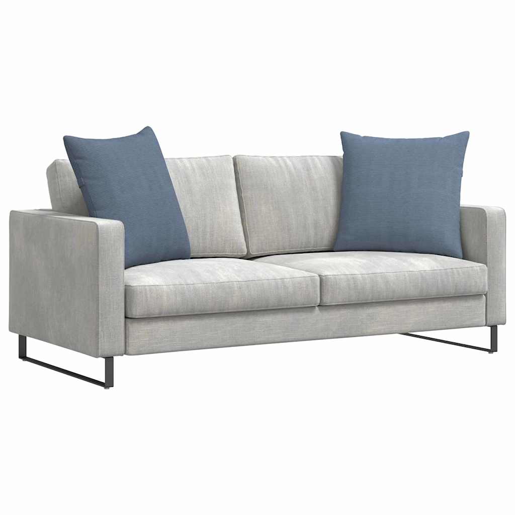 Cuscini da Divano 2 pcs Blu 60 x 60 cm Tessuto in Cords