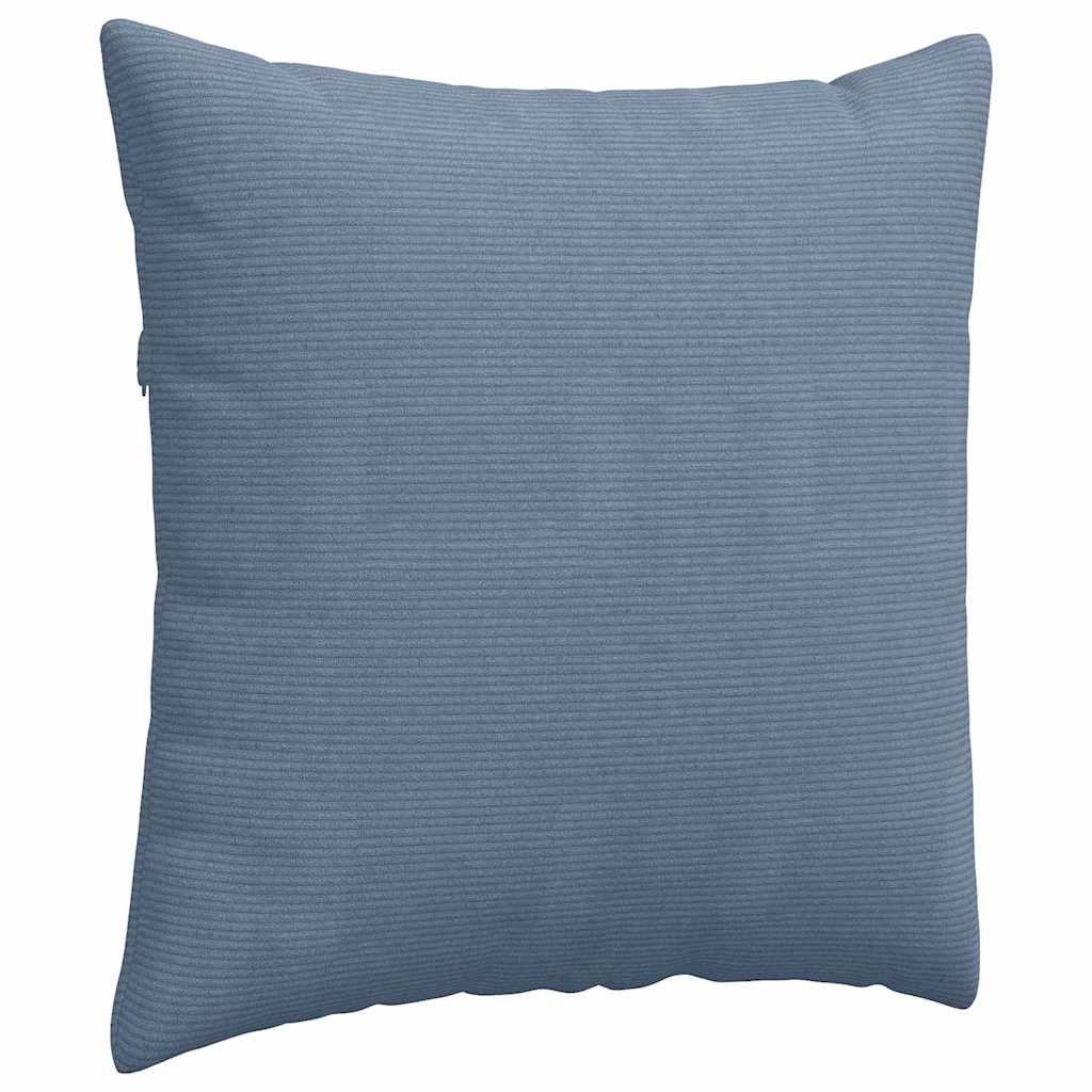 Cuscini da Divano 2 pcs Blu 60 x 60 cm Tessuto in Cords