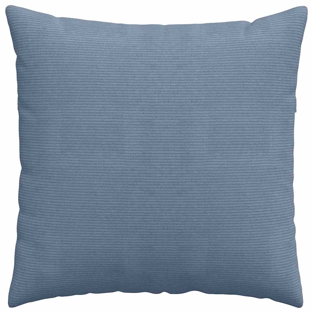 Cuscini da Divano 2 pcs Blu 60 x 60 cm Tessuto in Cords