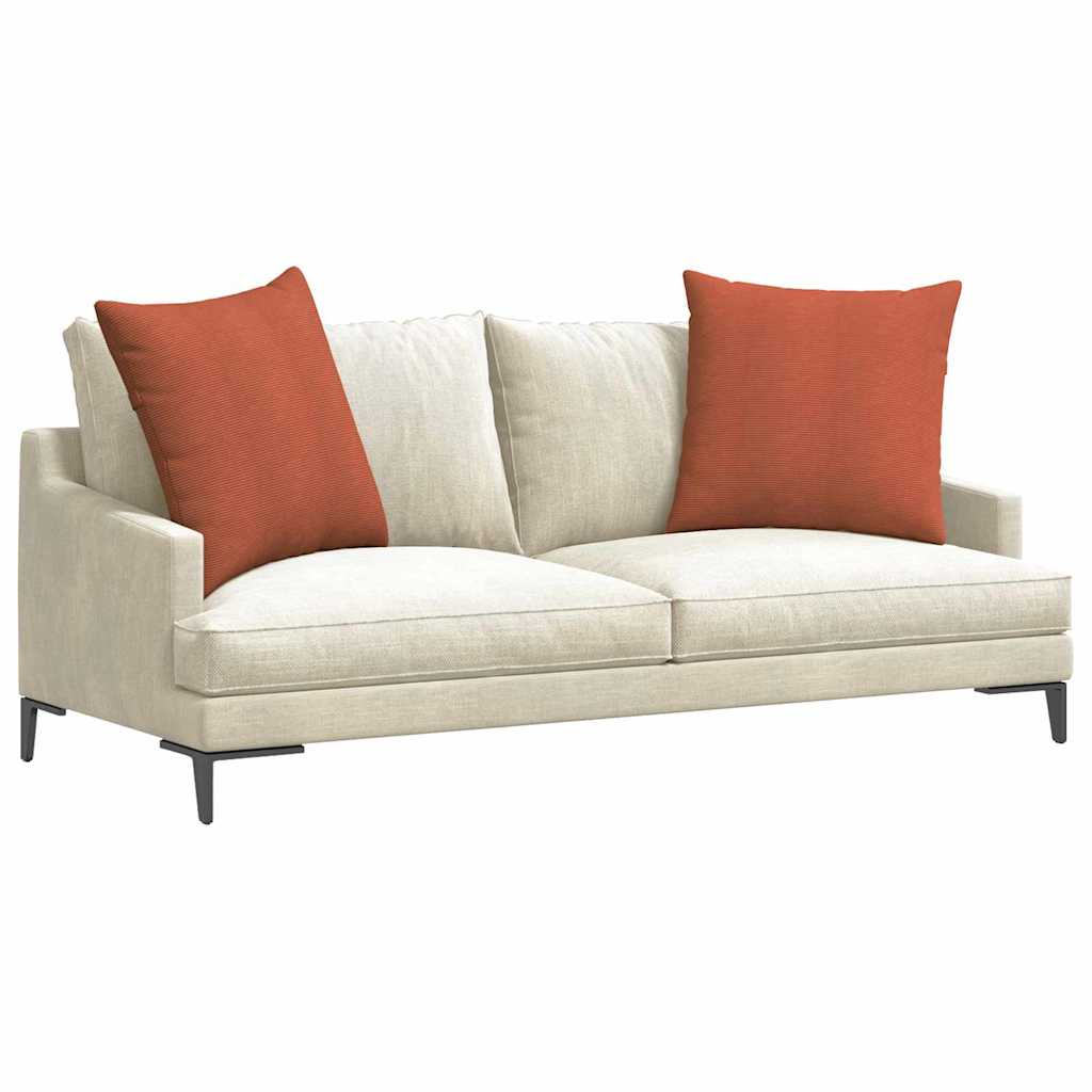 Cuscini da Divano 2 pcs Rosso Arancio 60 x 60 cm