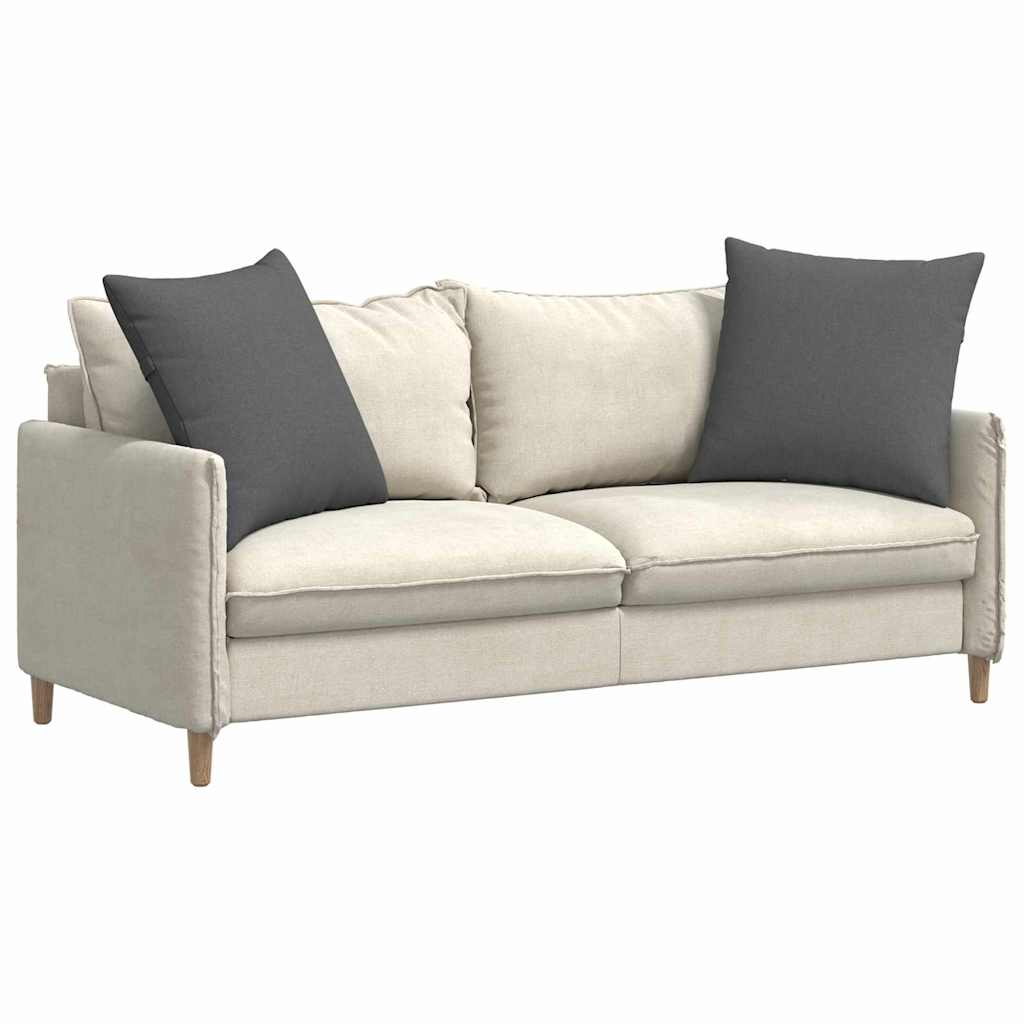 Cuscini da Divano 2 pz Tessuto Grigio scuro 80 x 80 cm