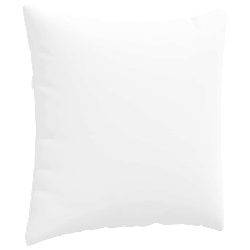 Cuscini da Divano 2 pz Tessuto Bianco 80 x 80 cm