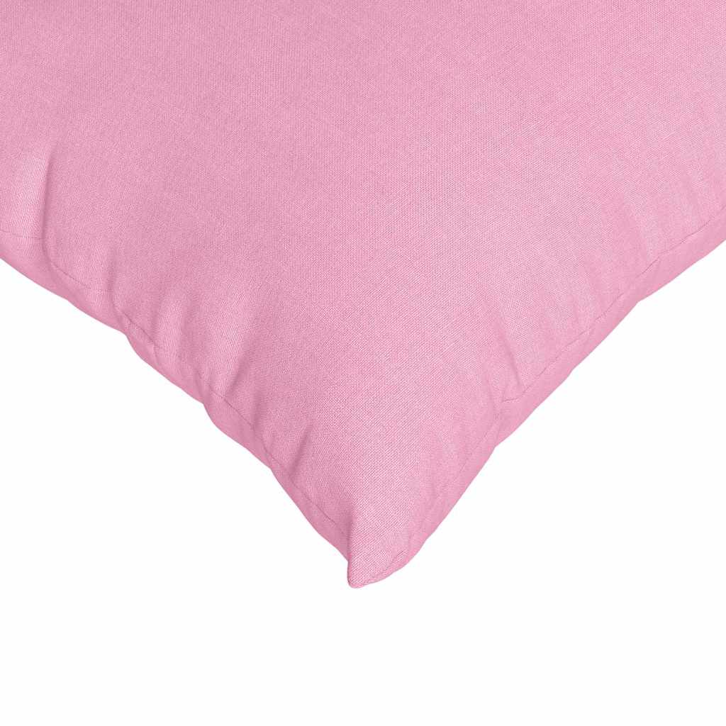 Cuscini da Divano 2 pz Tessuto Rosa 80 x 80 cm