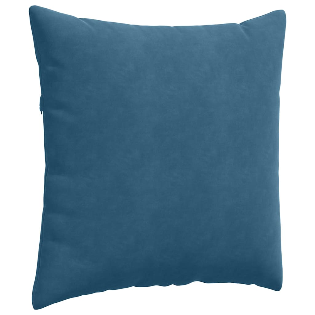 Cuscini da Divano 2 pcs Blu 80 x 80 cm Tessuto in Cords