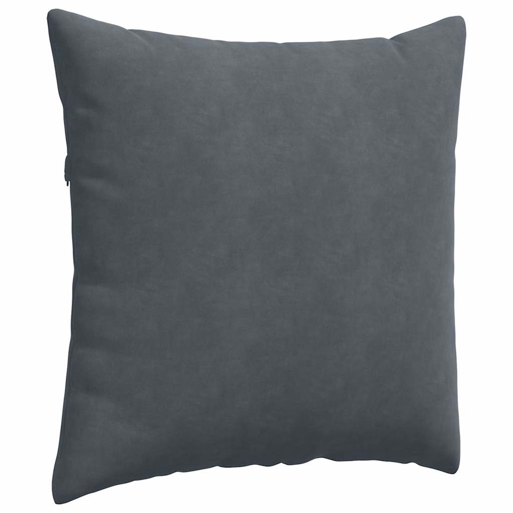 Cuscini da Divano 2 pcs Grigio scuro 80 x 80 cm