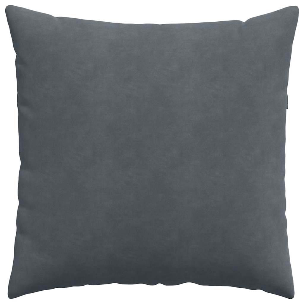 Cuscini da Divano 2 pcs Grigio scuro 80 x 80 cm