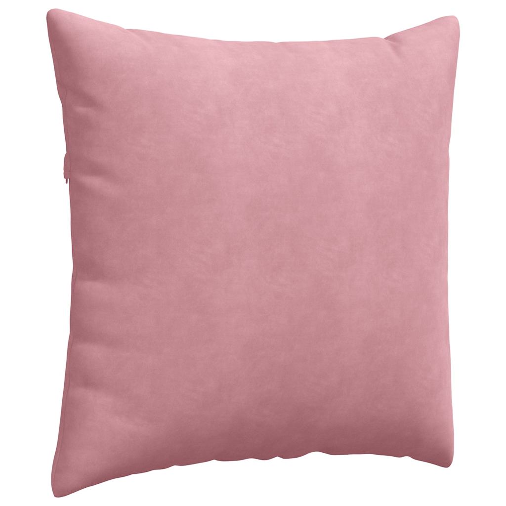 Cuscini da Divano 2 pcs Rosa 80 x 80 cm Tessuto in Cords