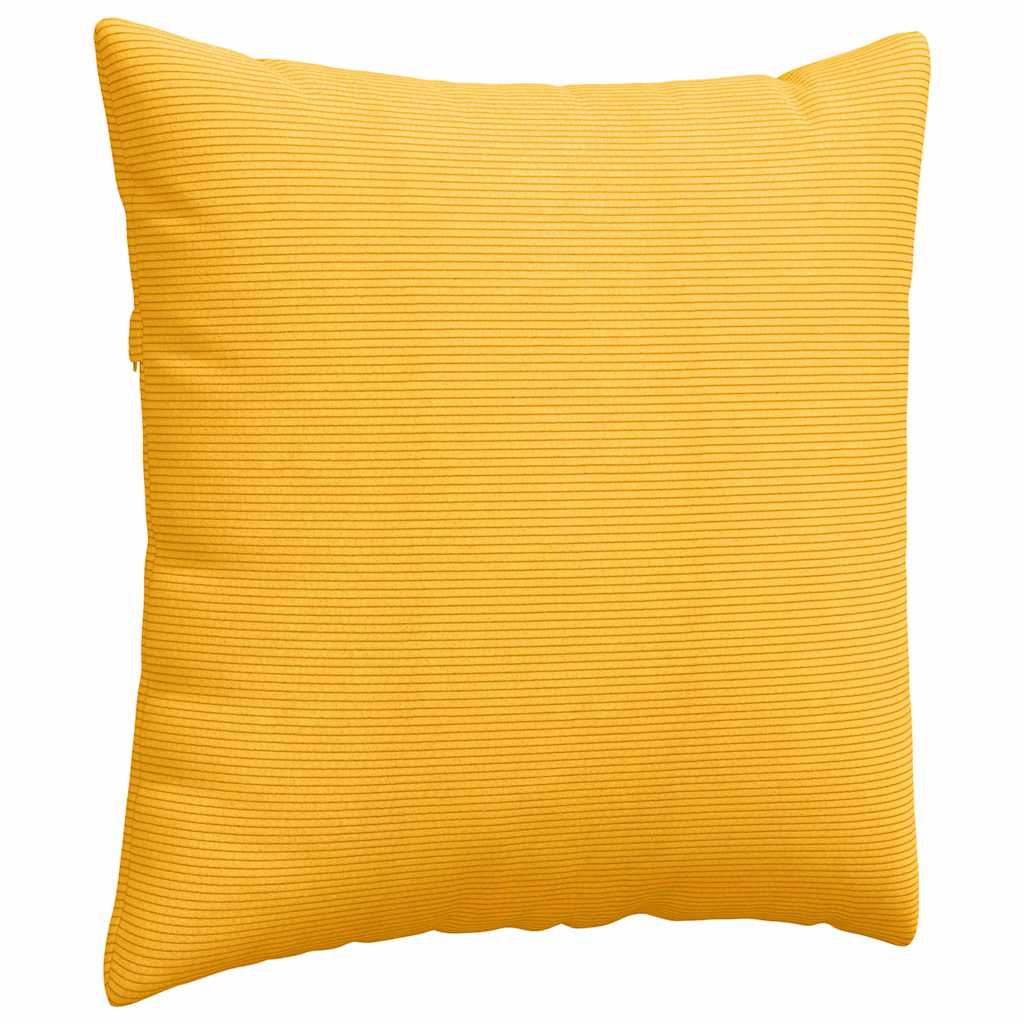Cuscini da Divano 2 pcs Giallo Chiaro 80 x 80 cm