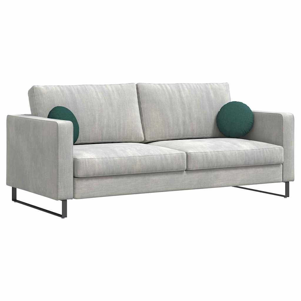 Cuscini per Seduta 2 pz Tessuto Verde Scuro Ø30 x 13 cm