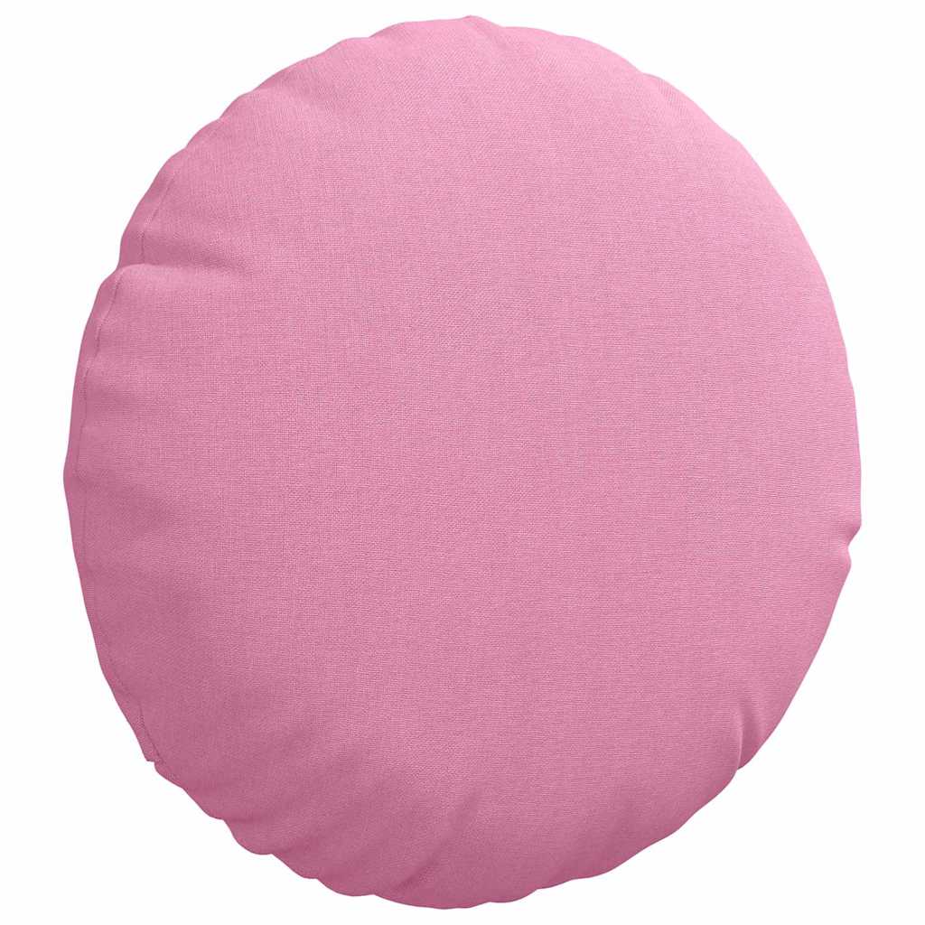 Cuscini per Seduta 2 pz Tessuto Rosa Ø30 x 13 cm