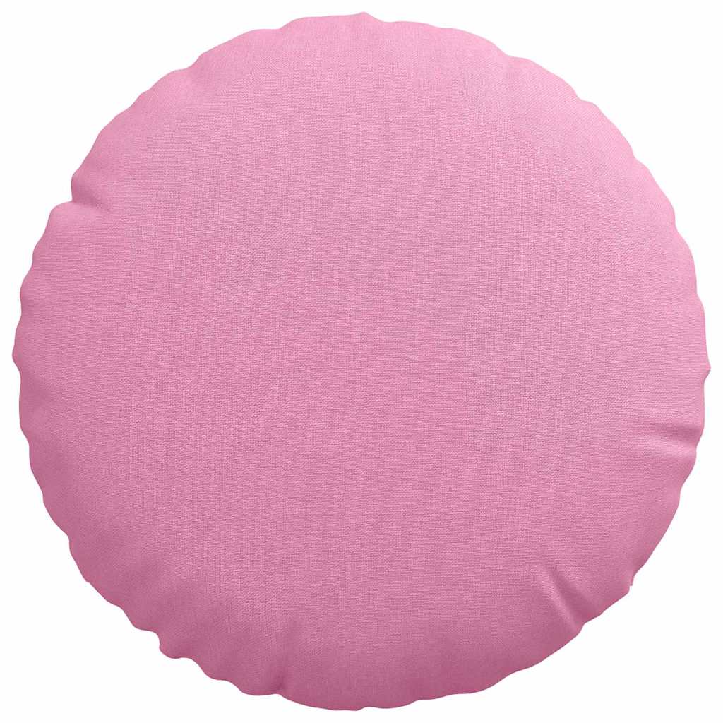 Cuscini per Seduta 2 pz Tessuto Rosa Ø30 x 13 cm