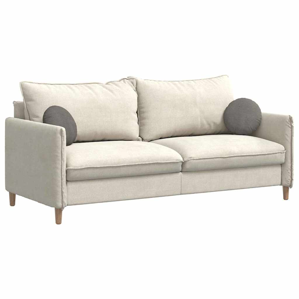 Cuscini per Seduta 2 pz Tessuto in Cords Grigio chiaro