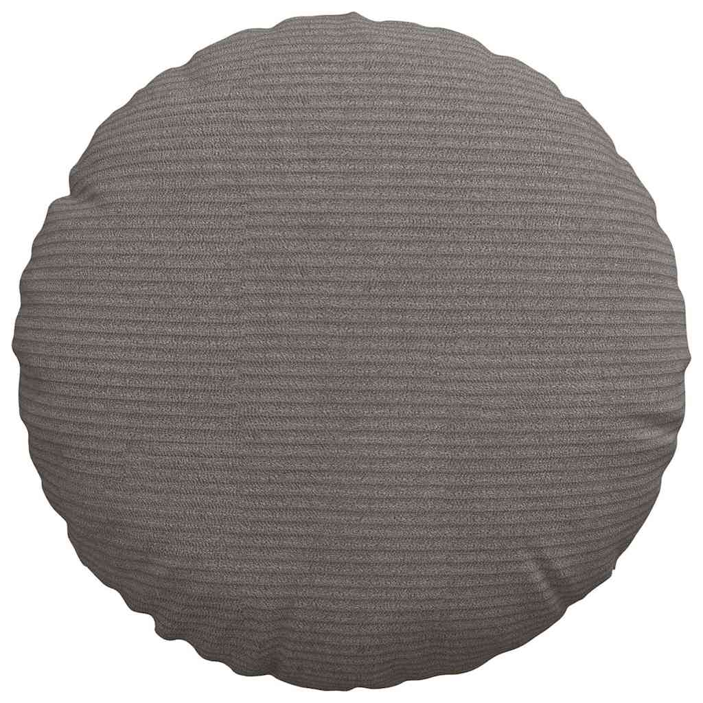 Cuscini per Seduta 2 pz Tessuto in Cords Grigio chiaro