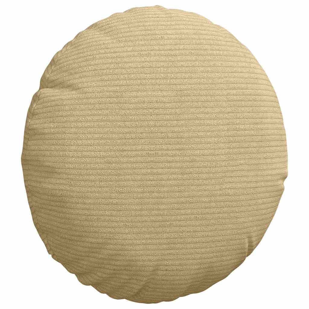 Cuscini per Seduta 2 pz Tessuto in Cords Grigio Verde