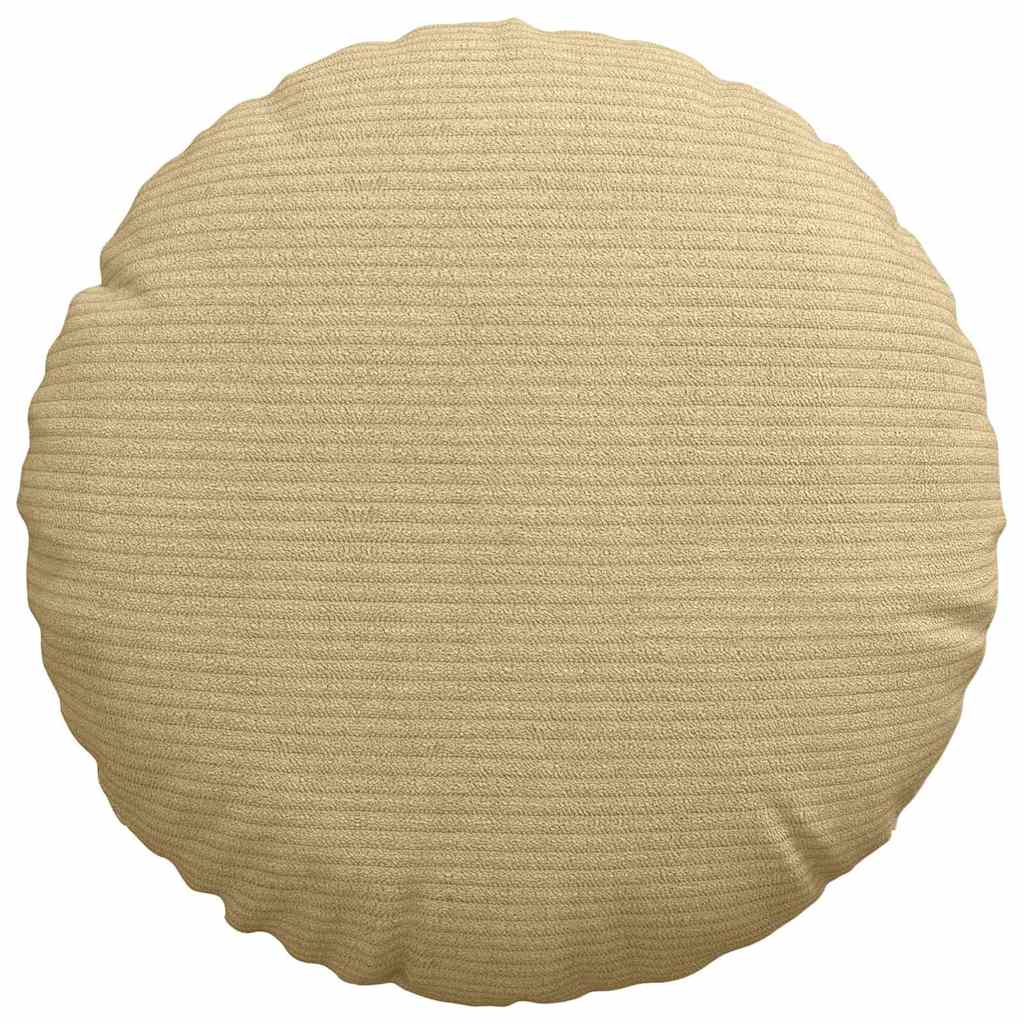 Cuscini per Seduta 2 pz Tessuto in Cords Grigio Verde
