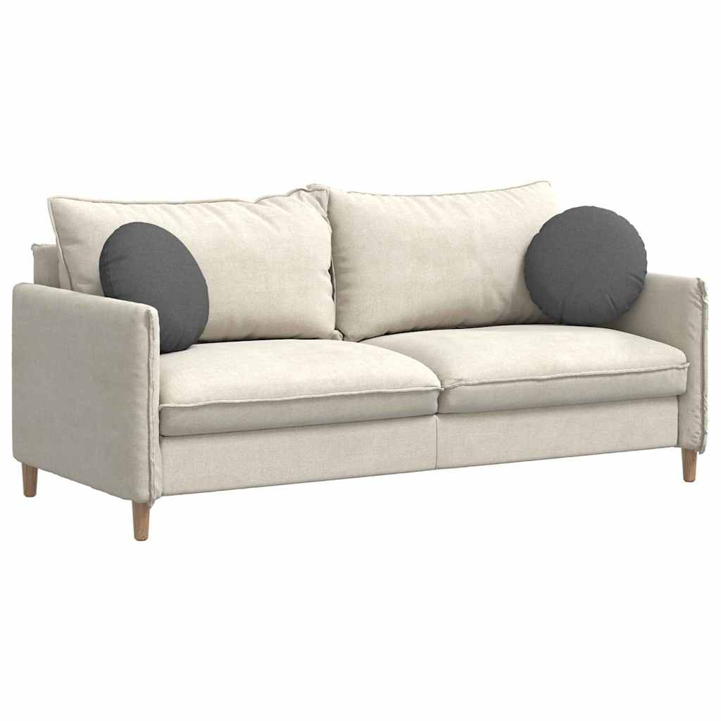 Cuscini per Seduta 2 pz Tessuto Grigio Scuro Ø40 x 13 cm