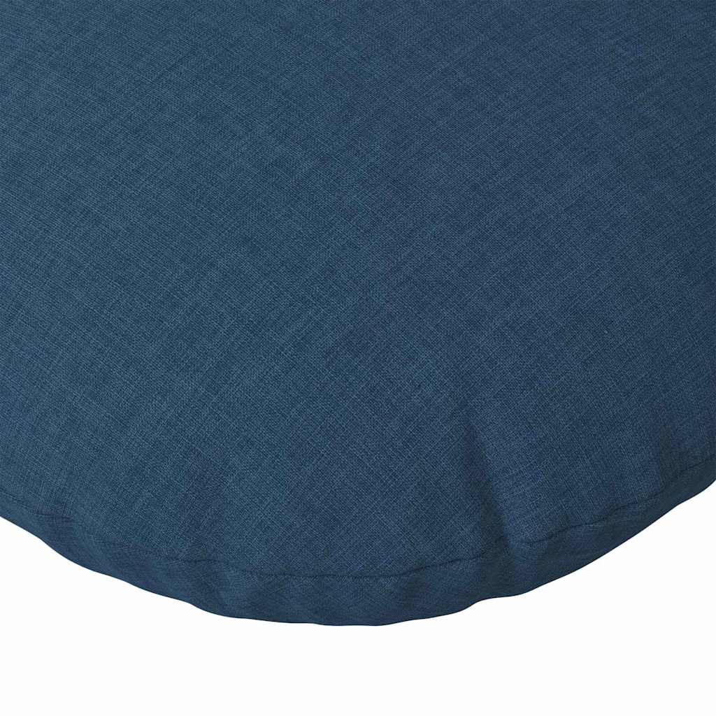 Cuscini per Seduta 2 pz Tessuto Blu Ø40 x 13 cm