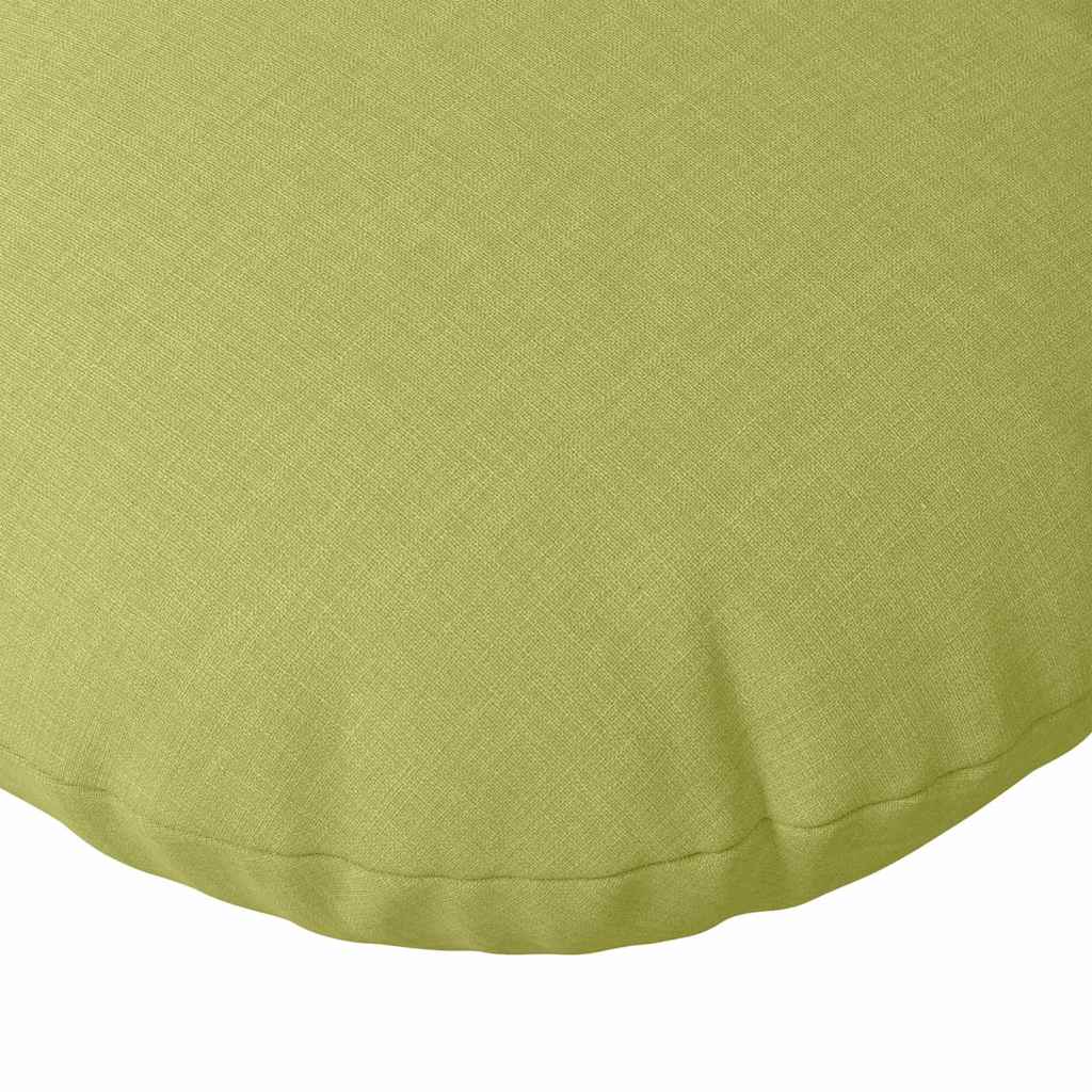 Cuscini per Seduta 2 pz Tessuto Verde chiaro Ø40 x 13 cm