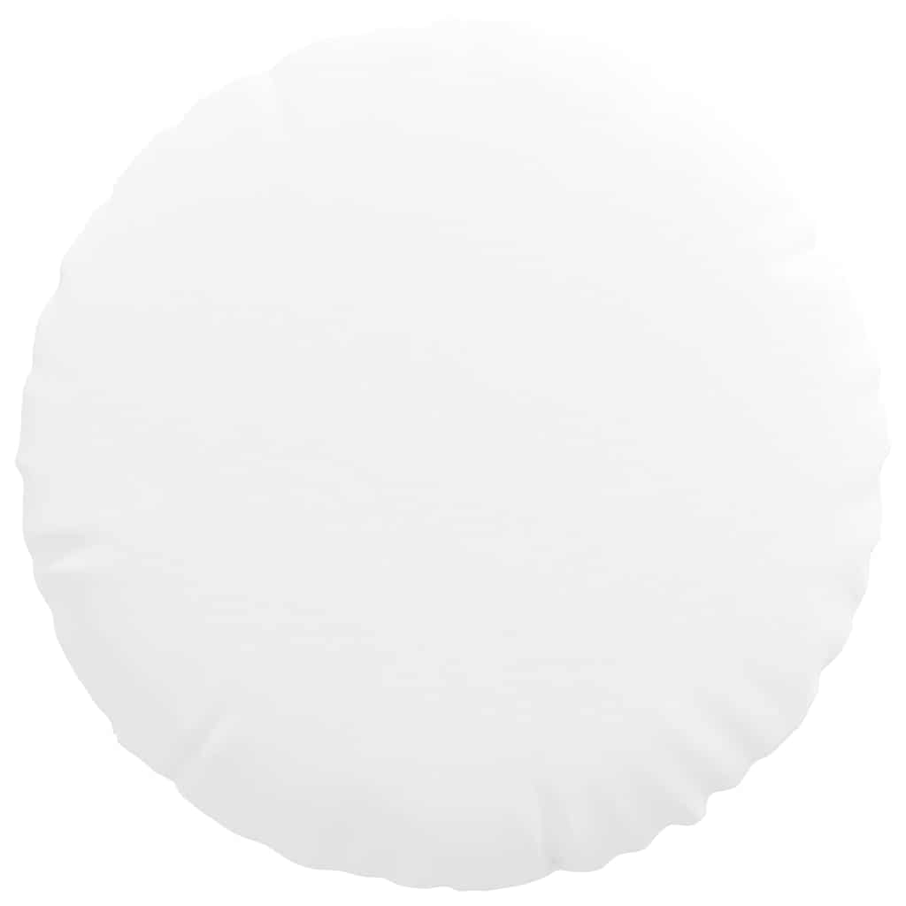 Cuscini per Seduta 2 pz Tessuto Bianco Ø40 x 13 cm