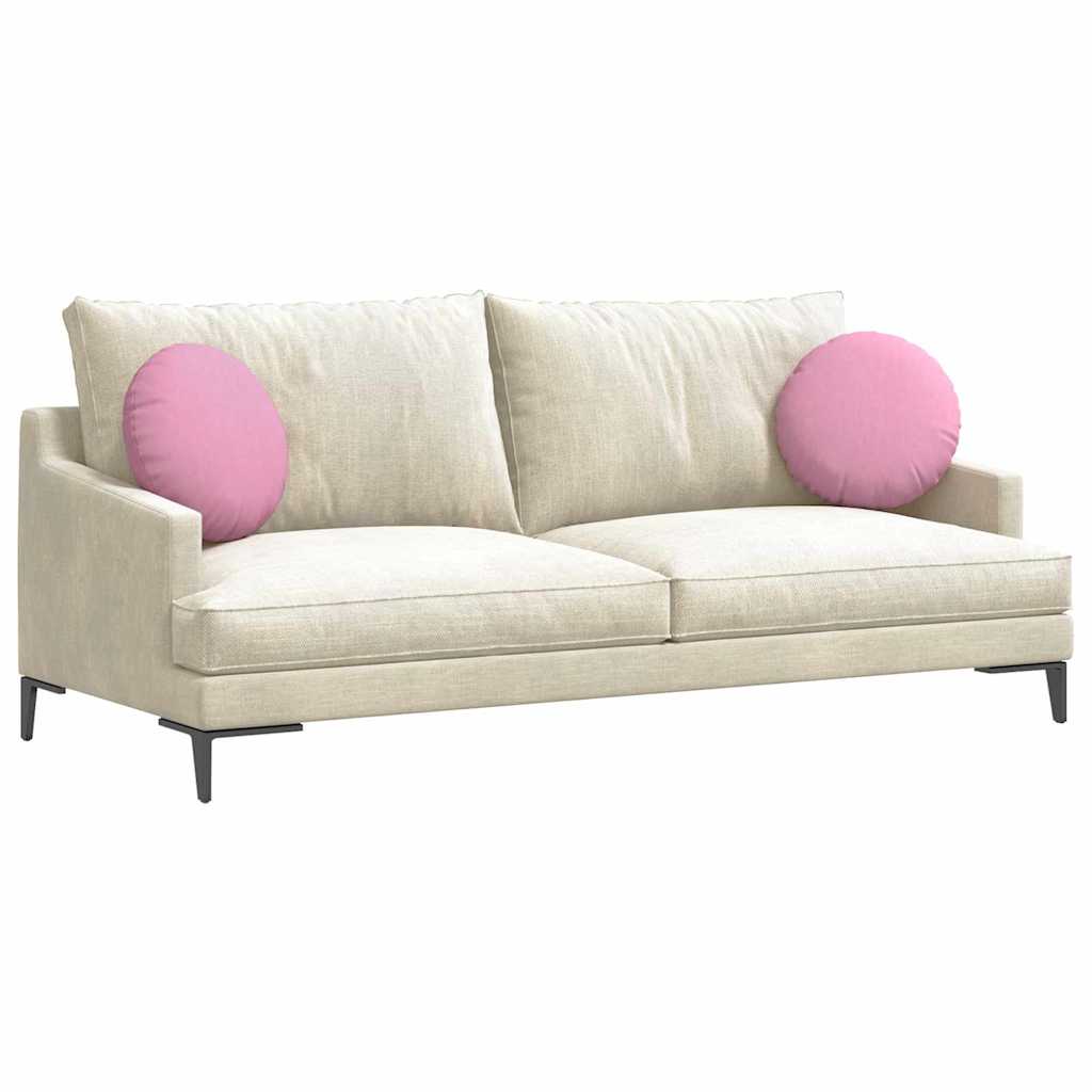 Cuscini per Seduta 2 pz Tessuto Rosa Ø40 x 13 cm