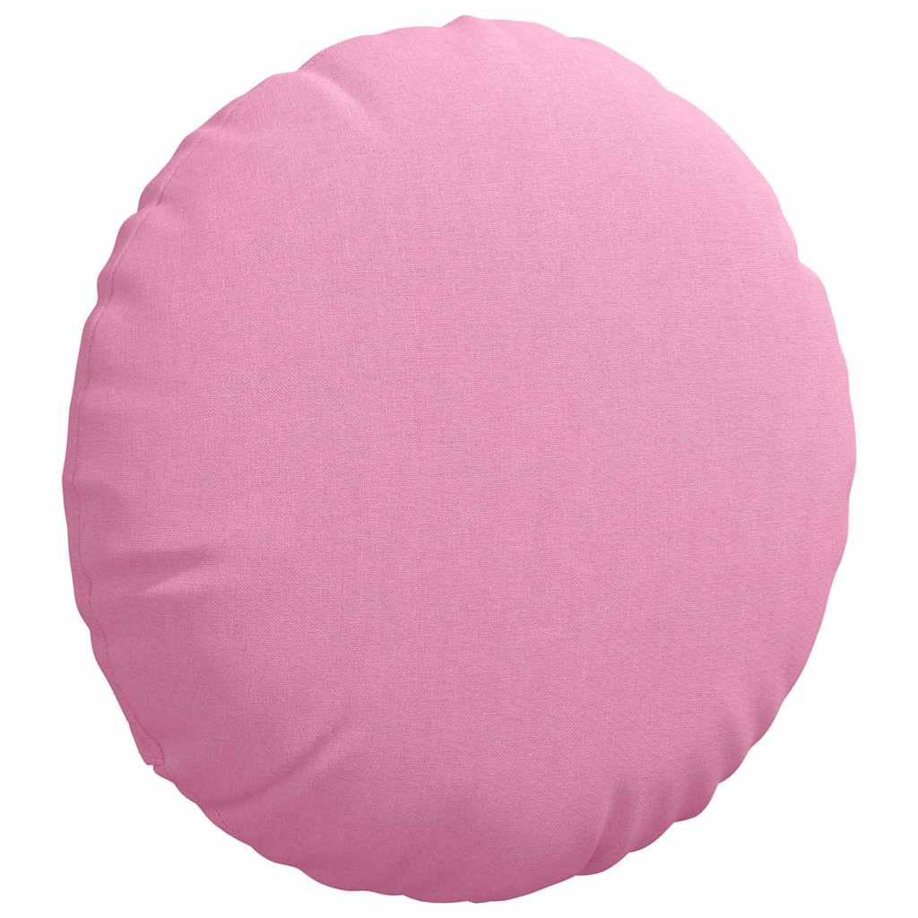 Cuscini per Seduta 2 pz Tessuto Rosa Ø40 x 13 cm