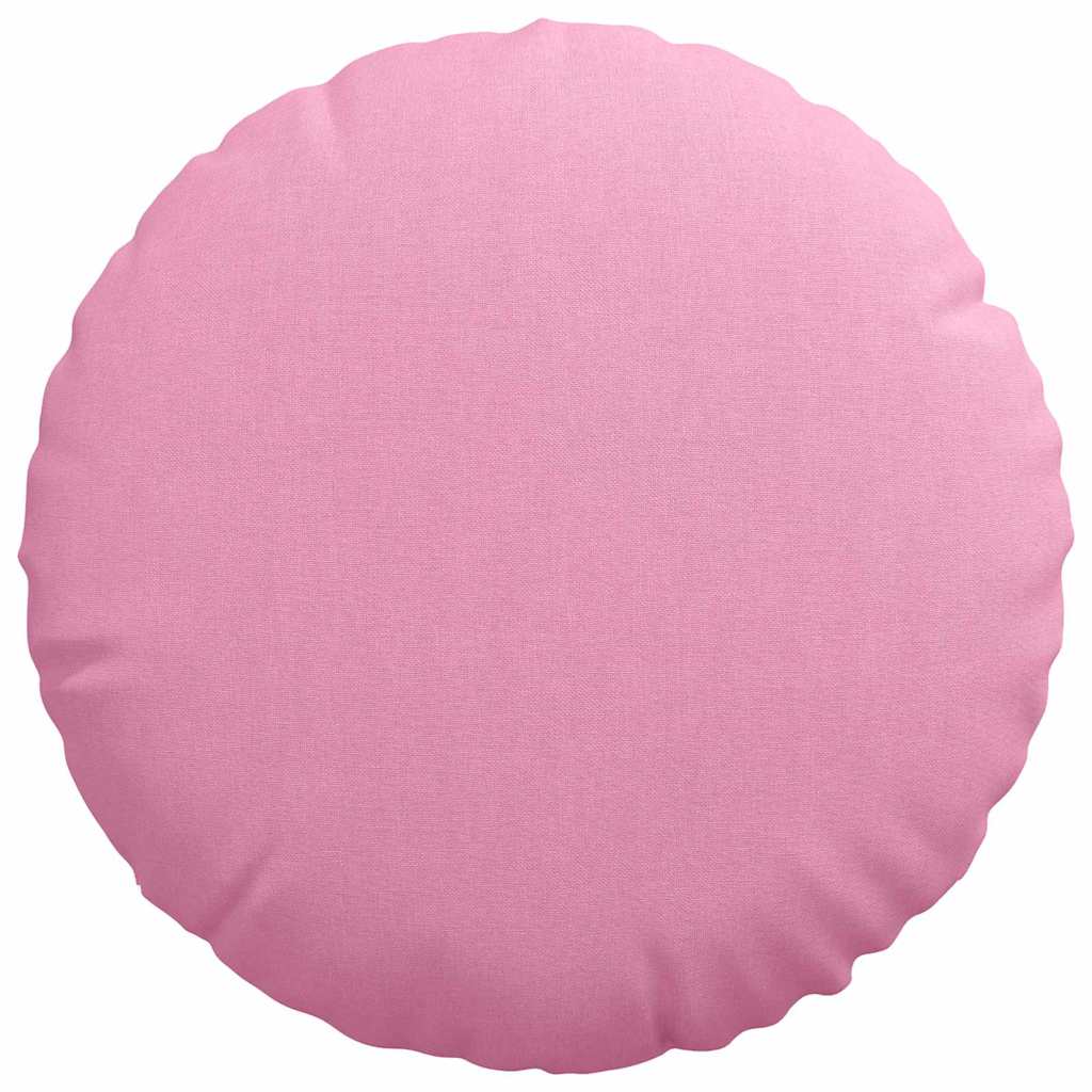 Cuscini per Seduta 2 pz Tessuto Rosa Ø40 x 13 cm