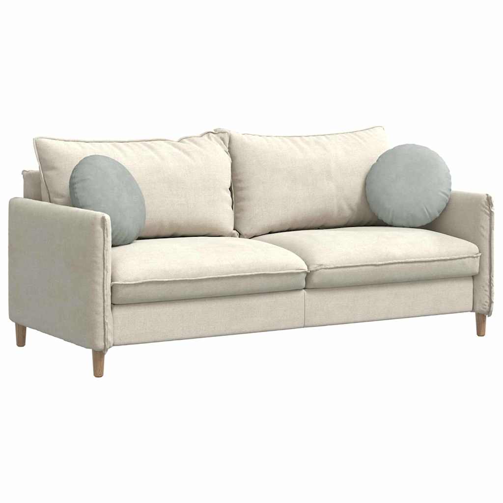 Cuscini per Seduta 2 pcs Grigio chiaro Ø 40 x 13 cm Velluto