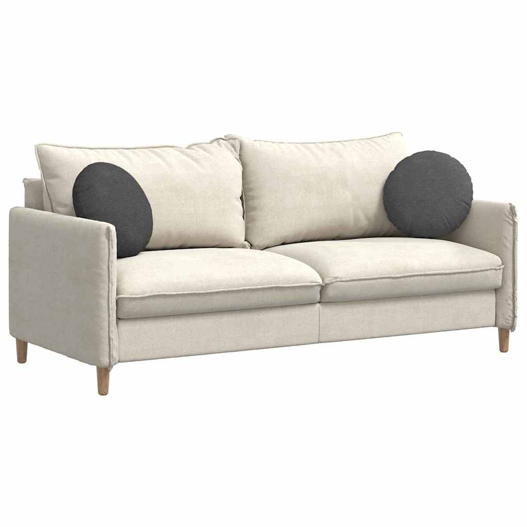 Cuscini per Seduta 2 pz Tessuto in Cords Grigio scuro Ø 40 cm