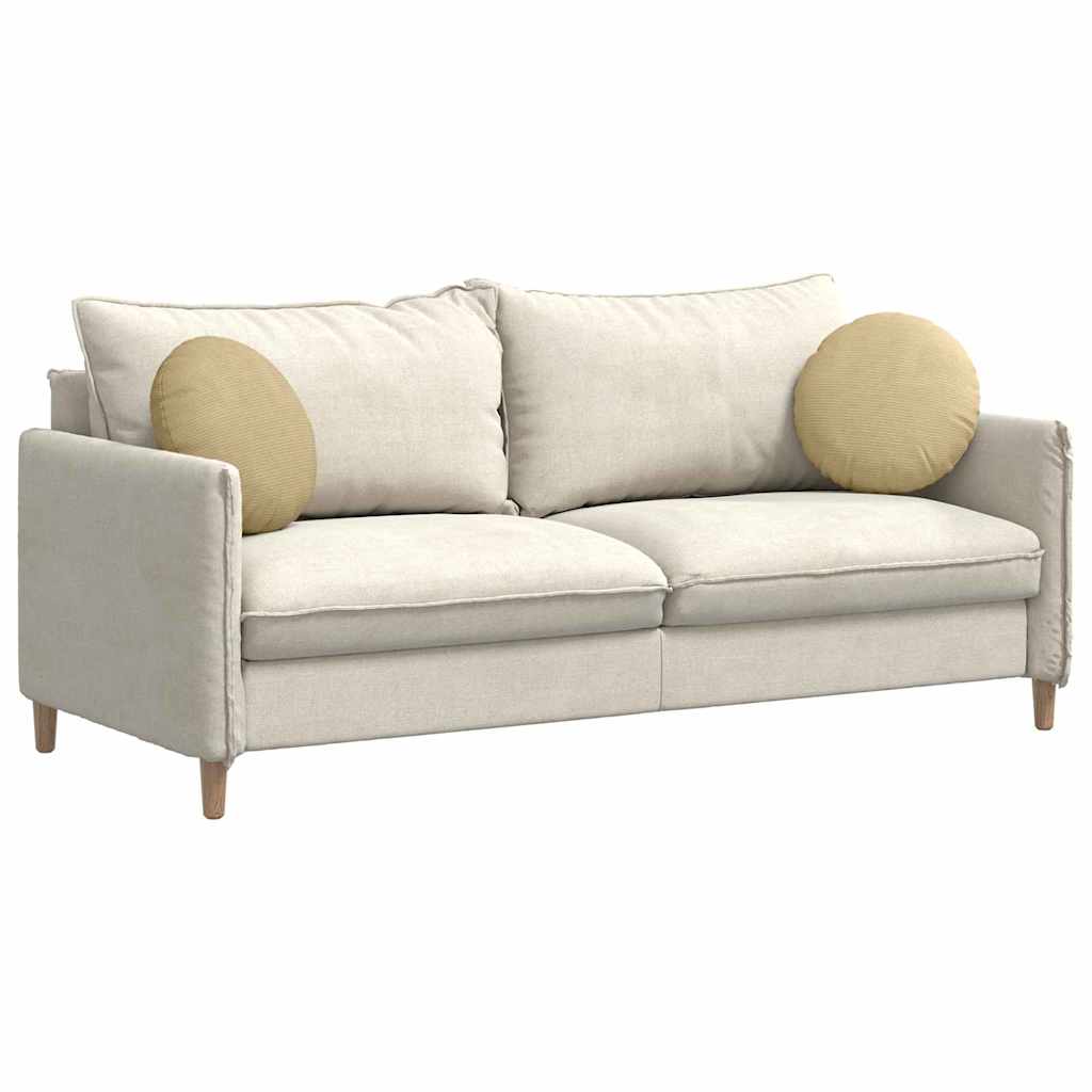 Cuscini per Seduta 2 pz Tessuto in Cords Grigio Verde Ø 40 cm