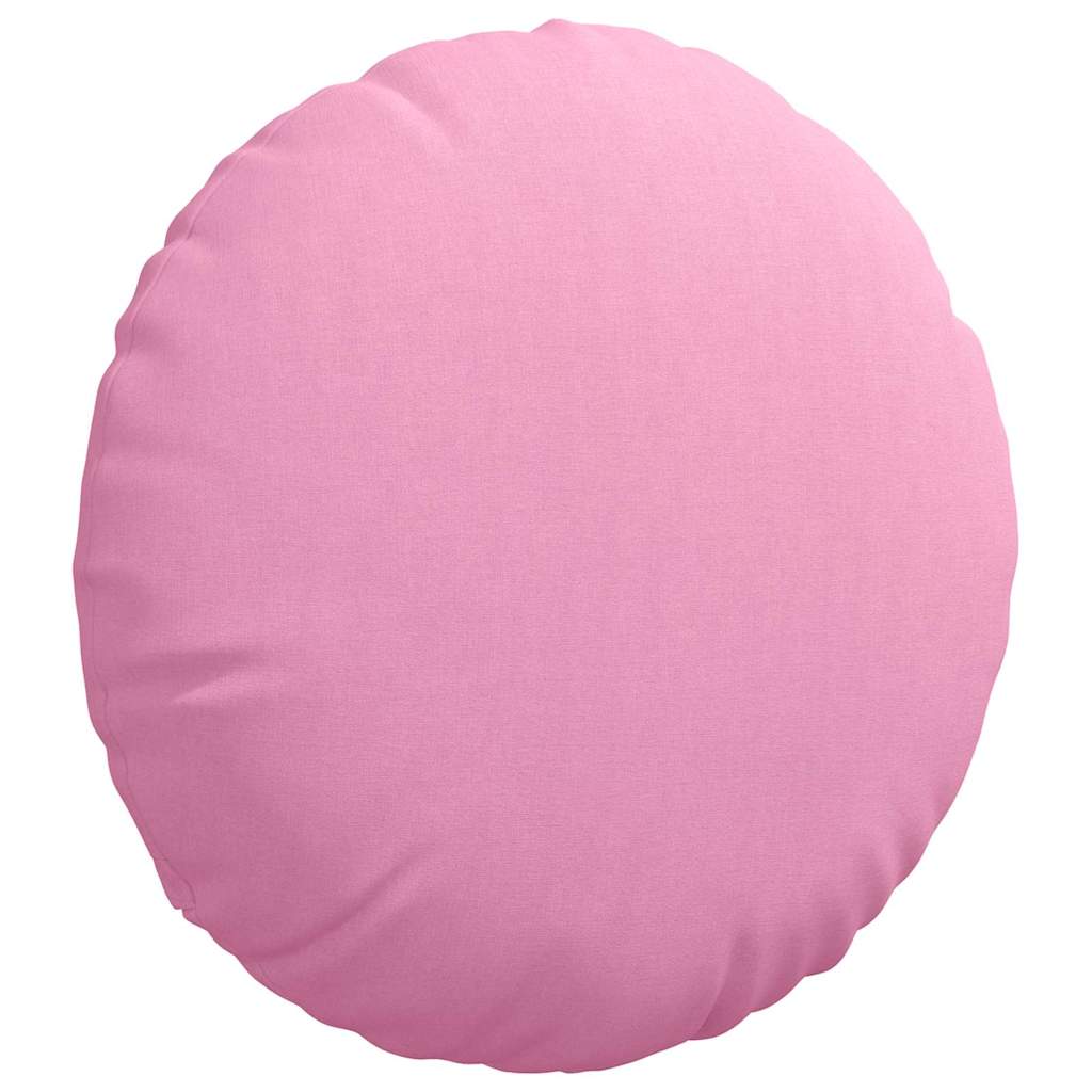 Cuscini per Seduta 2 pz Tessuto Rosa Ø50 x 19 cm