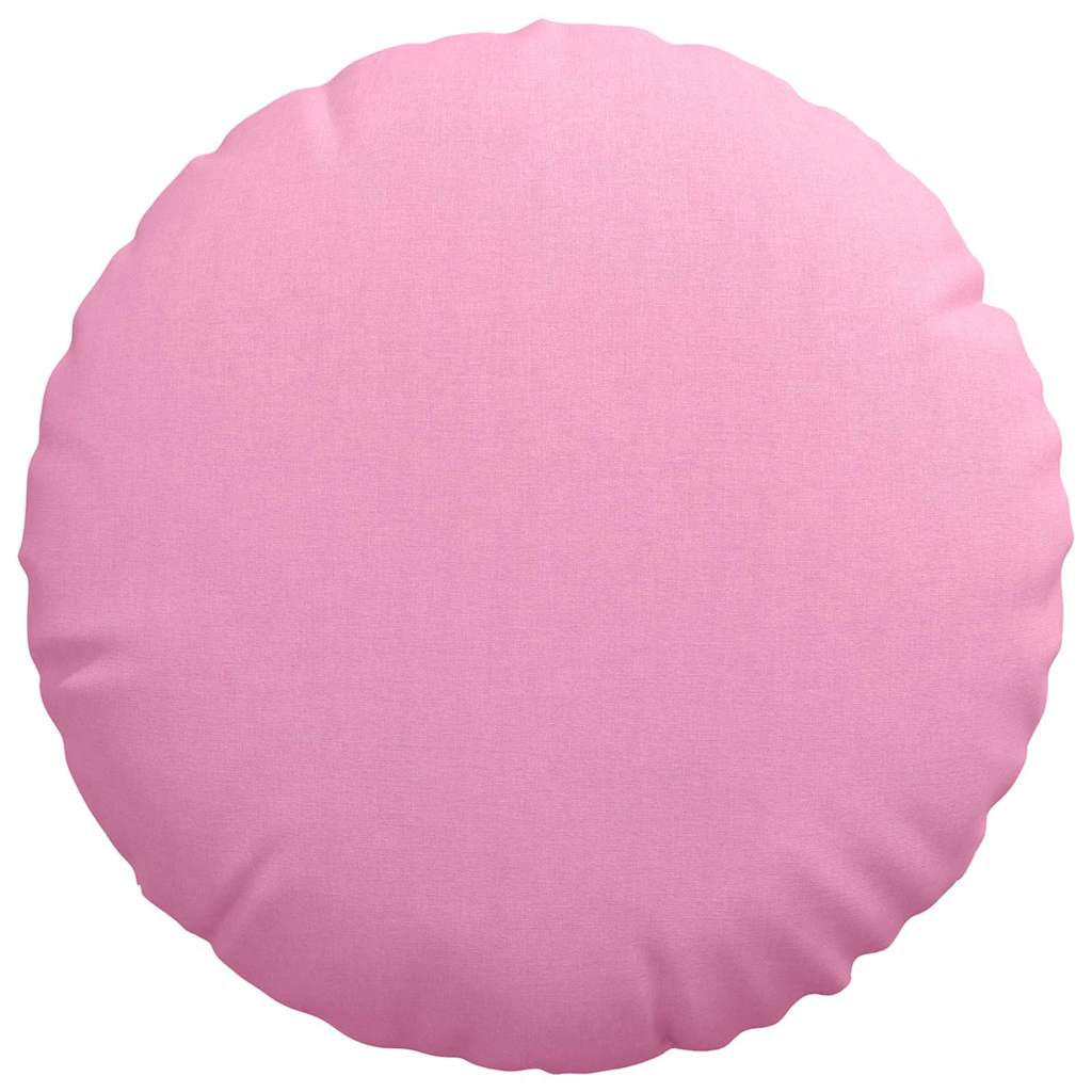 Cuscini per Seduta 2 pz Tessuto Rosa Ø50 x 19 cm