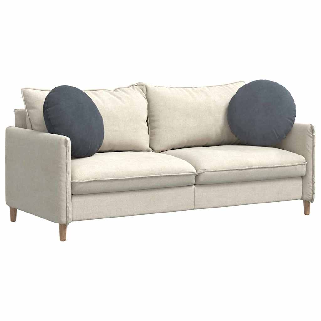 Cuscini per Seduta 2 pz Velluto Grigio scuro Ø50 x 19 cm