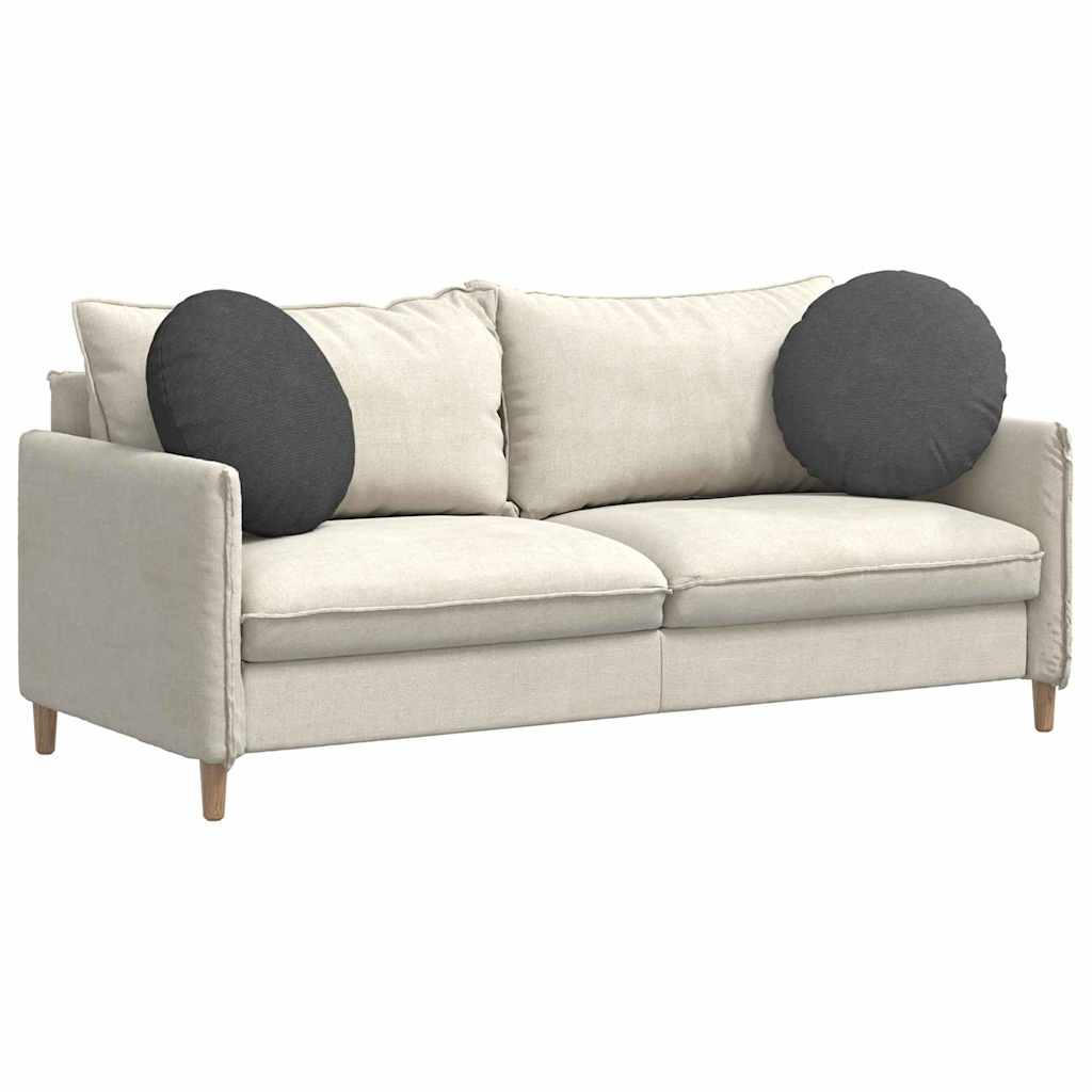 Cuscini per Seduta 2 pz Tessuto in Cords Grigio scuro
