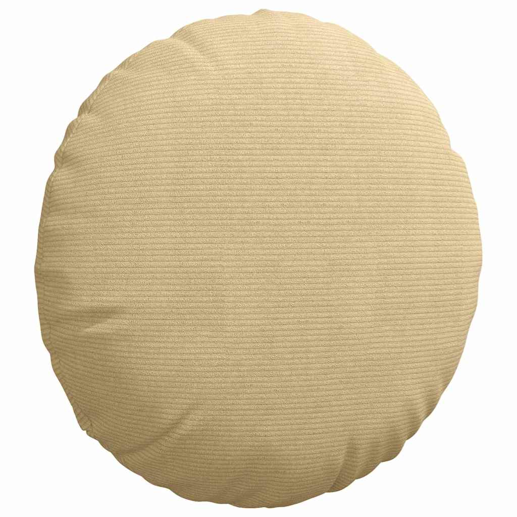 Cuscini per Seduta 2 pz Tessuto in Cords Grigio Verde