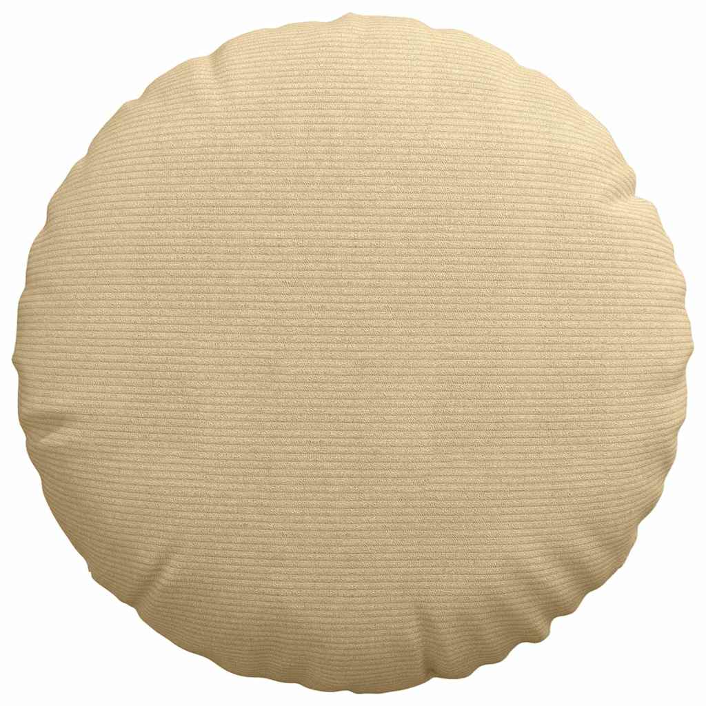Cuscini per Seduta 2 pz Tessuto in Cords Grigio Verde