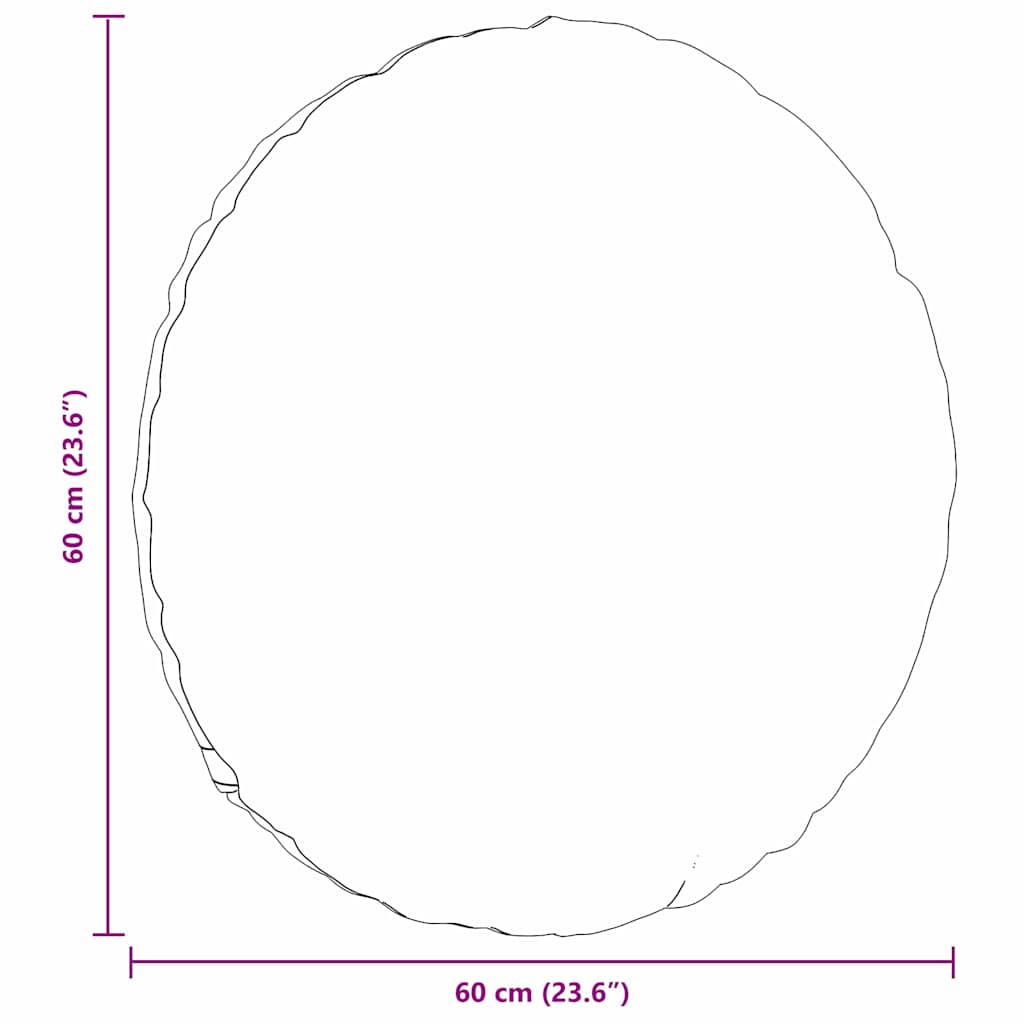 Cuscini per Seduta 2 pz Tessuto Blu Ø60 x 21 cm