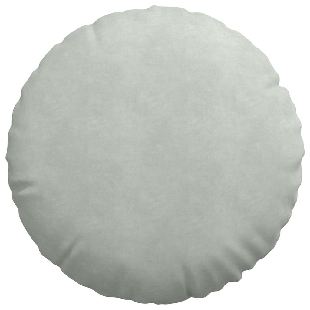 Cuscini per Seduta 2 pcs Grigio chiaro Ø 40 x 13 cm Velluto