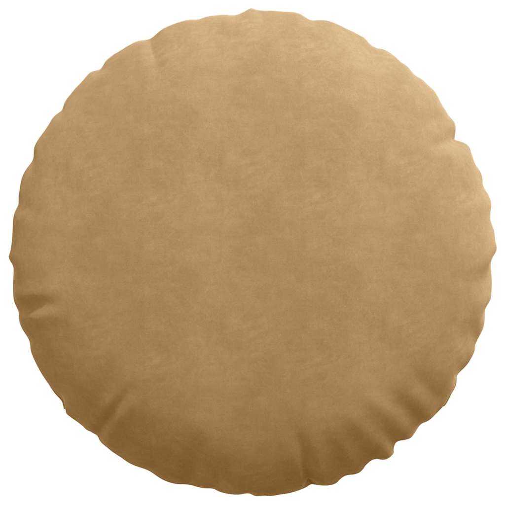 Cuscini per Seduta 2 pz Velluto Marrone Ø 80 x 29 cm
