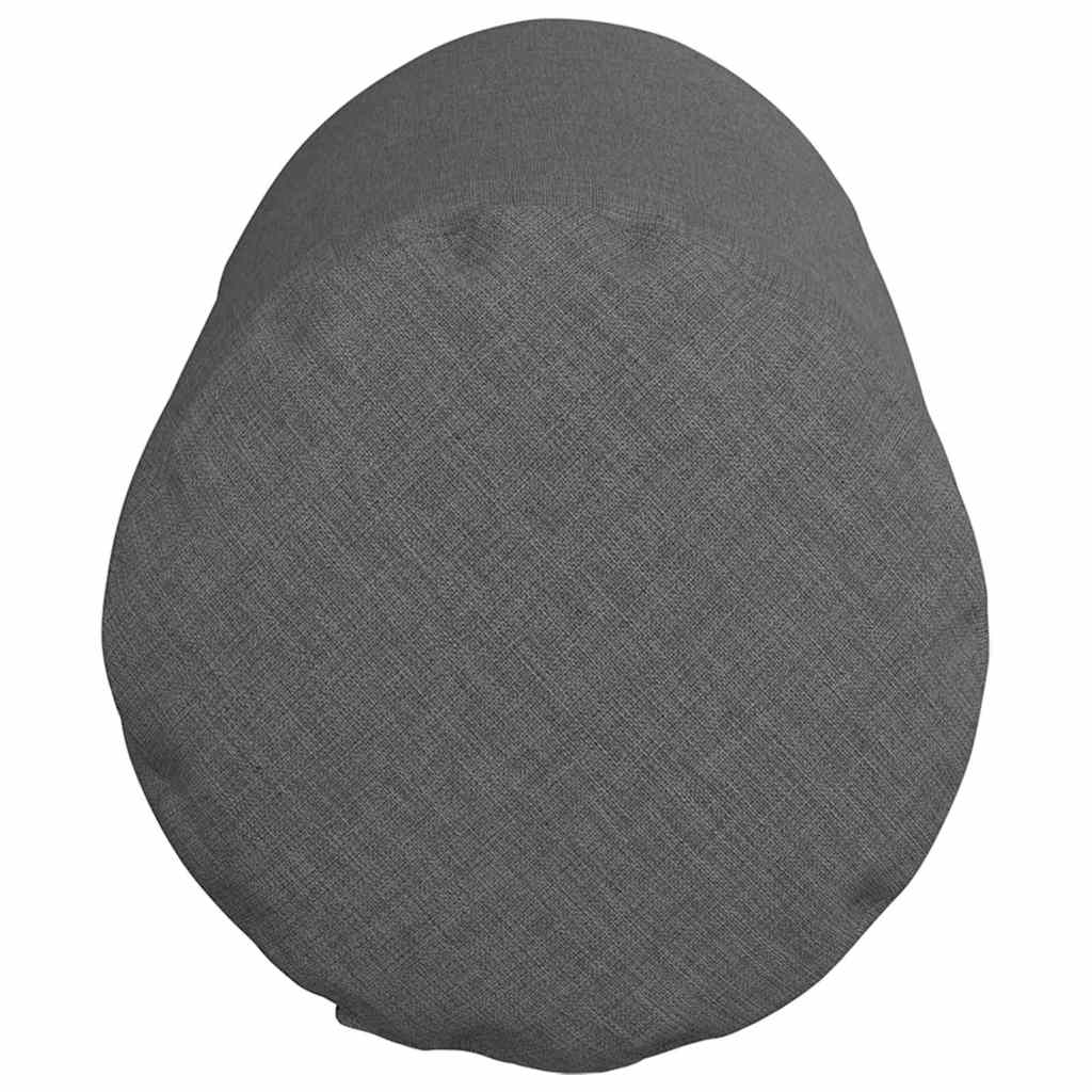 Cuscini a rullo 2 pz Tessuto Grigio scuro Ø 15 x 40 cm