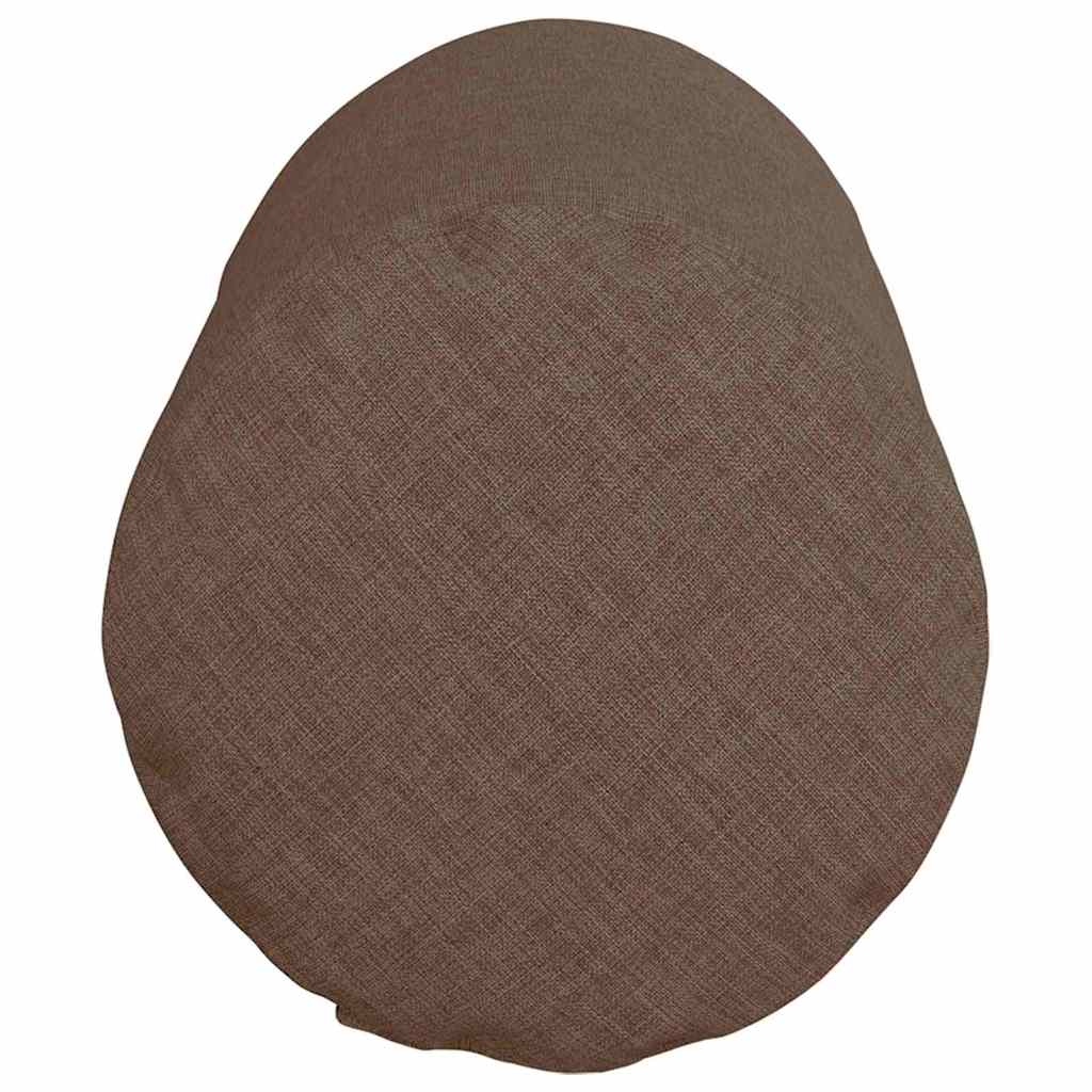 Cuscini a rullo 2 pz Tessuto Marrone Ø 15 x 40 cm