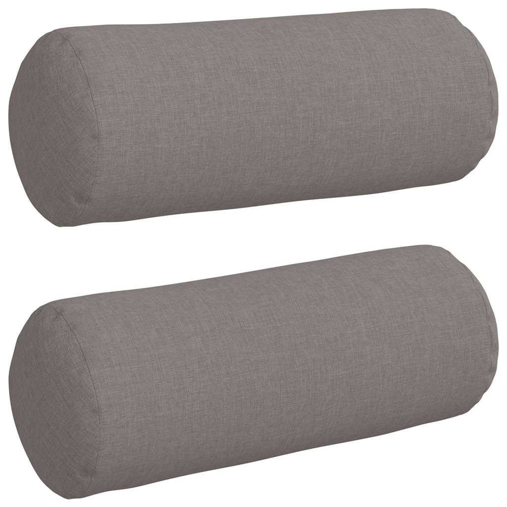 Cuscini a rullo 2 pz Tessuto Talpa Ø 15 x 40 cm