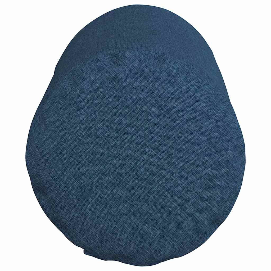 Cuscini a rullo 2 pz Tessuto Blu Ø 15 x 40 cm