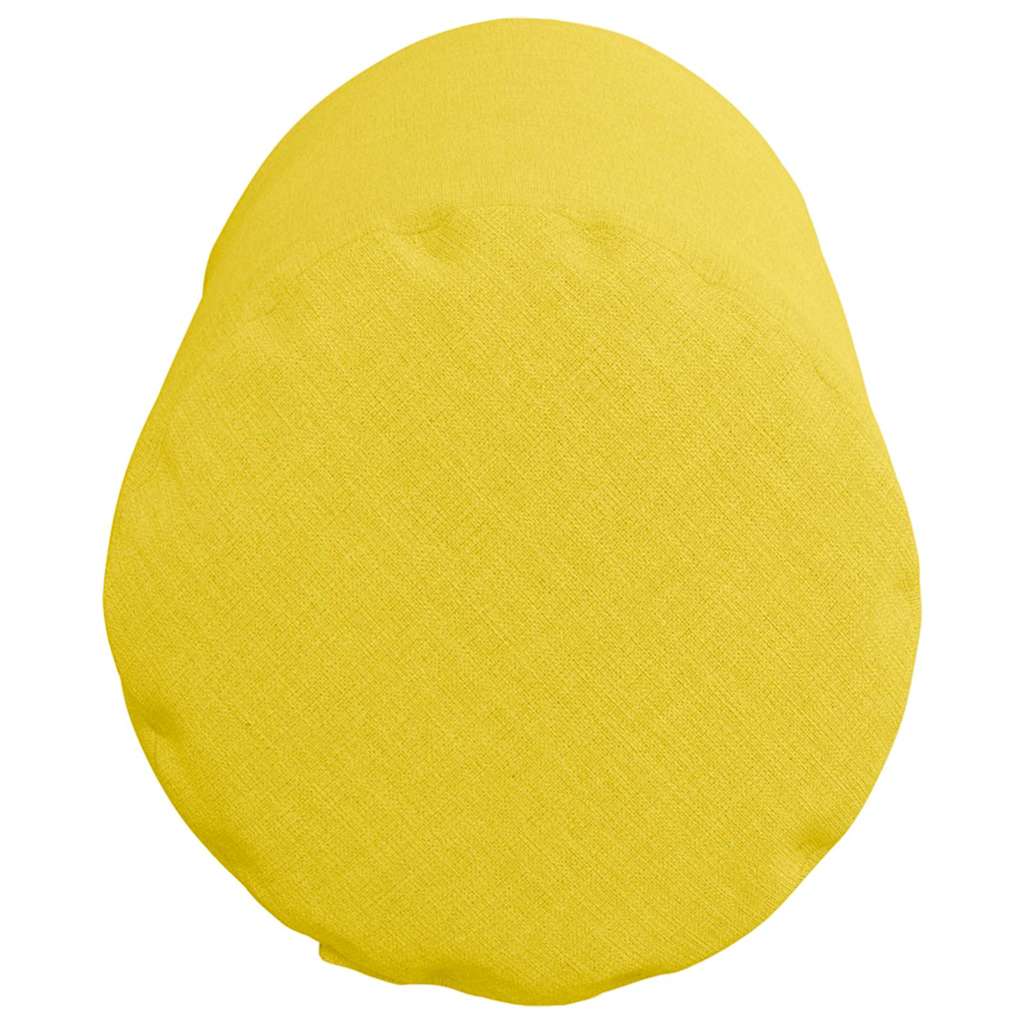 Cuscini a rullo 2 pz Tessuto Giallo Chiaro Ø 15 x 40 cm