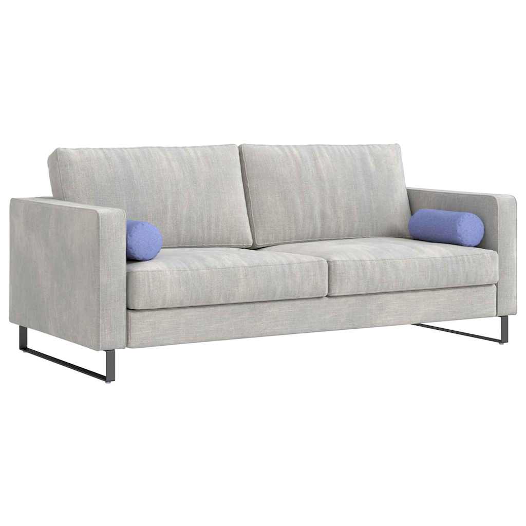 Cuscini a rullo 2 pz Tessuto Blu jeans Ø 15 x 40 cm