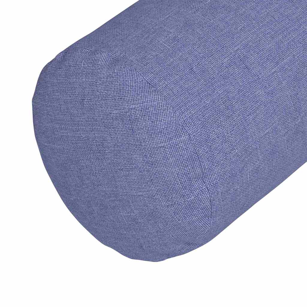 Cuscini a rullo 2 pz Tessuto Blu jeans Ø 15 x 40 cm