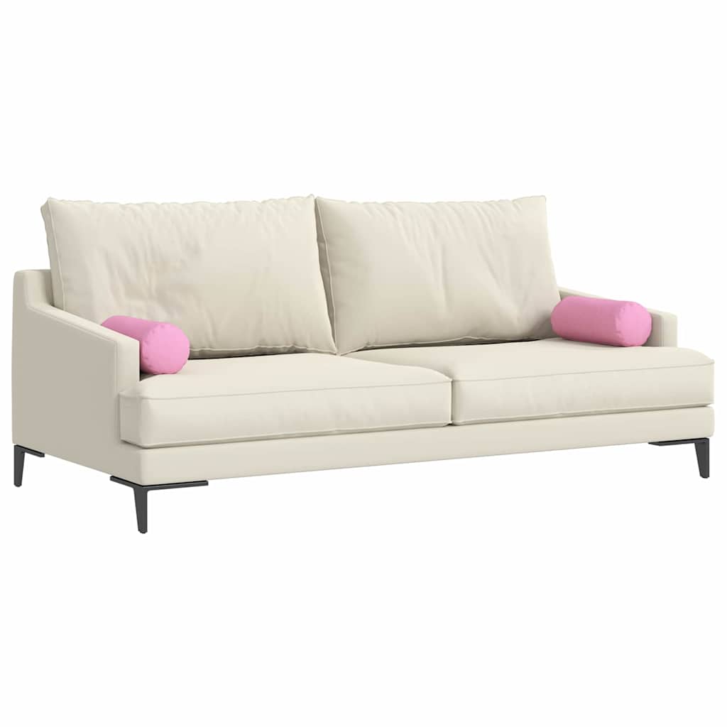 Cuscini a rullo 2 pz Tessuto Rosa Ø 15 x 40 cm