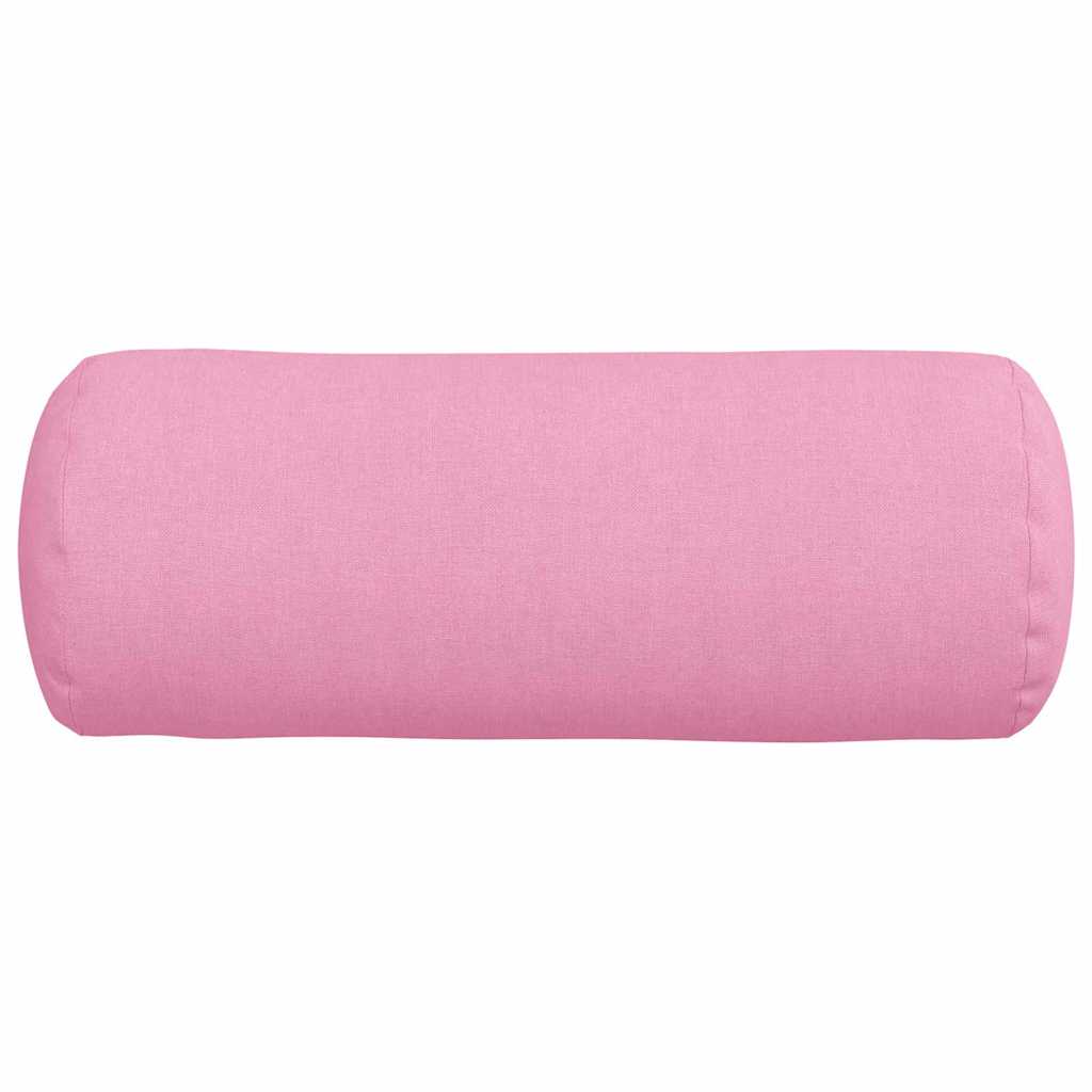Cuscini a rullo 2 pz Tessuto Rosa Ø 15 x 40 cm