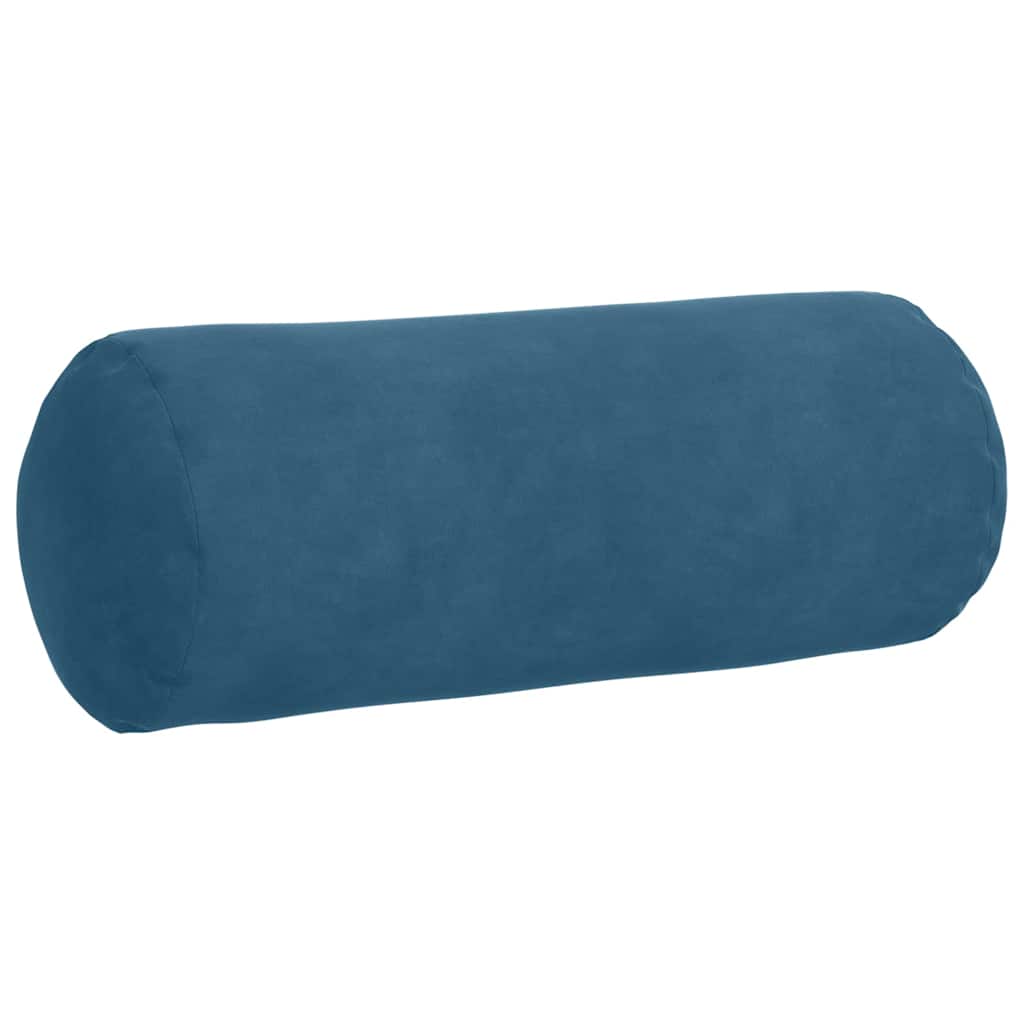 Cuscini a rullo 2 pcs Blu Ø 15 x 40 cm Tessuto in Cords